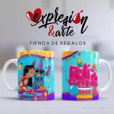vectores plantilas STITCH,LILO CARICATURA,PELíCULA,CUMPLEAñOS,